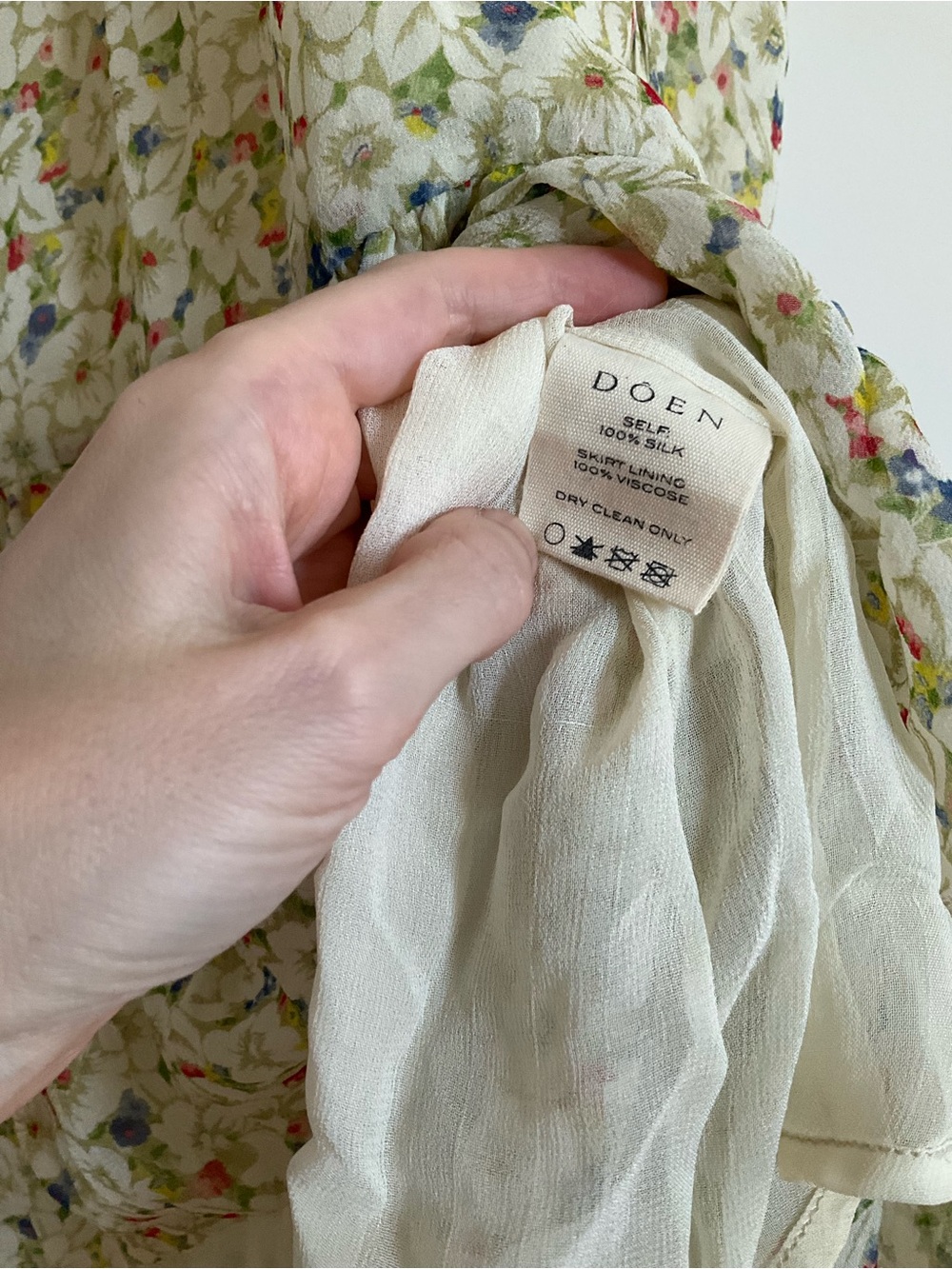 Doen Antoinette Dress - yellow Victorian floral - XS - ALTERATION - Picture 6 of 16